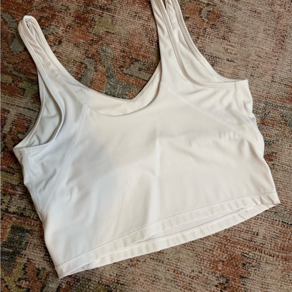 Women's White Tank Top - Picture 3 of 3